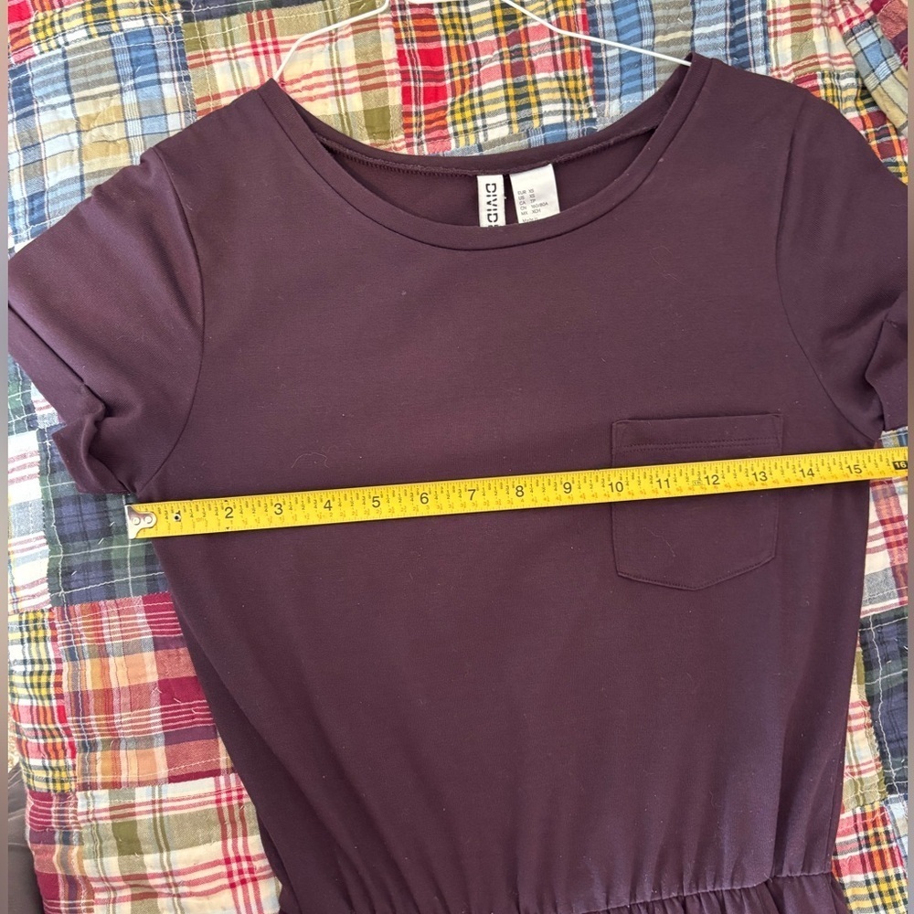 Divided H&M plum mini dress size XS - Picture 7 of 7